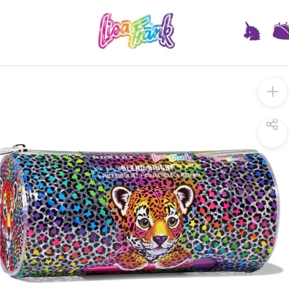 Lisa Frank Morphe makeup brush set
